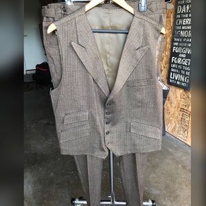 Custom Made Wool Vest and Pant